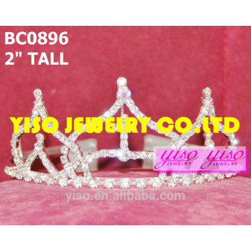 Simples tiaras de cristal de design